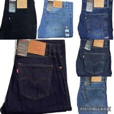 Image of Levis 511 Slim Fit Jeans Mens Denim Jeans Stretch Zip Fly New W30-W40 L30,32