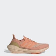 Image of adidas Ultraboost 21 Running Shoes, Ambient Blush, FY3953, Women’s Size 9