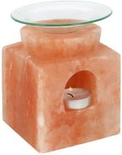 Image of Cube Shaped Design Natural Himalayan Salt Oil Burner