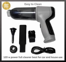 Image of Car Vacuum Cleaner Cordless Handheld Strong Suction Wet Dry Portable