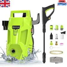 Image of 2050PSI Electric Pressure Washer 2300W 1.6GPM Jet Wash Adjustable Nozzle Car Pat