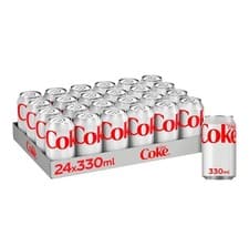 Image of Diet Coke 330ml Can Pack x 12 Free UK Delivery