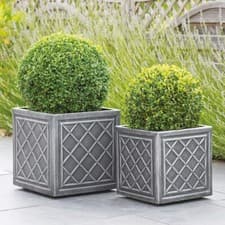 Image of Stewart Lead Effect Square Planter