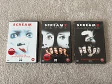 Image of New Scream Movie 1 2 3 Horror DVD Set - Rare - Wes Craven Collection