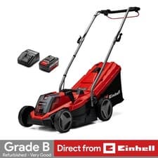 Image of Einhell Cordless Lawnmower 33cm With Battery 18V GE-CM 18/33 Kit Refurb GRADE B