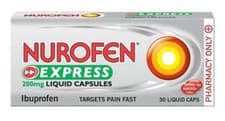 Image of Nurofen Express 200mg - 30 Liquid Capsules