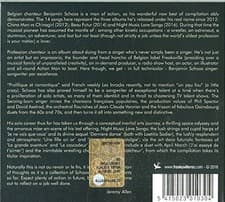 Image of Profession Chanteur by SCHOOS,BENJAMIN [Audio CD]