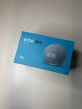 Image of Amazon Echo Dot (4th Gen) Twilight Blue Alexa Smart Speaker with Clock