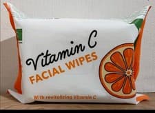 Image of 12 x pack 25 Facial Wipes with revitalizing Vitamin C - Cleansing & Moisturising
