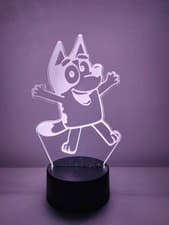 Image of Bluey Kids Bedroom LED Night Lamp