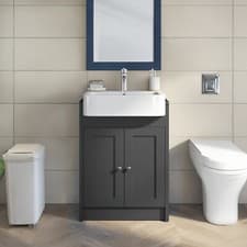 Image of BELOFAY Vanity Unit with Basin | 600mm Floor-Standing Bathroom Cabinet Premium