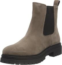 Image of BNWT Geox Ladies D Iridea B ABX Suede Ankle Boots, Grey (Taupe), UK5 / EU38