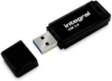 Image of Integral Black 64GB USB 3.0 Flash Drive Superspeed USB Pen Drive Memory Stick