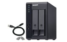 Image of QNAP TR-002 storage drive enclosure HDD/SSD enclosure Black 2.5/3.5"