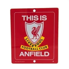 Image of Liverpool FC Window Sign SQ - Brand New Official Merchandise