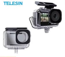 Image of TELESIN 45M Waterproof Case for DJI OSMO Action 3/4 Pro - Underwater Housing