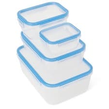 Image of LocknLock Nestable Container 4 Piece Rectangular Set