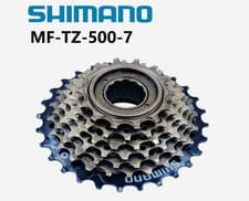 Image of Shimano Tourney MF-TZ500 7 Speed Freewheel 14-28T MTB Bike Lightweight Screw On