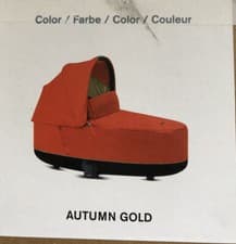 Image of cybex priam lux carrycot autumn gold