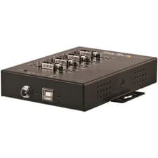Image of StarTech 4 Port Serial Hub USB to RS232/RS485/RS422 Adapter - Industrial USB ...