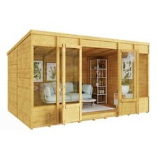 Image of Garden Room Garden Office Summerhouse 8x8 - 16x8 Heavy Duty Wooden T&G BillyOh
