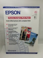 Image of Epson Premium A3 251gsm Semigloss Photo Paper - 20 Sheets TATTY OPENED BOX