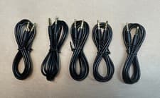 Image of 5 Pack Unbranded 3.5mm Male to 3.5 4 Pole/ 3 Ring Av Audio Cable - New