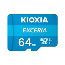 Image of Kioxia Exceria 64GB MicroSDXC (LMEX1L064GG2)