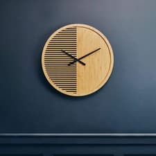 Image of Vitus Large Wooden Wall Clock