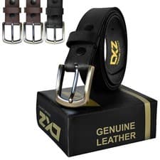 Image of Mens Leather belts 100% genuine Leather black brown 30''- 72'' waist size bkl-02