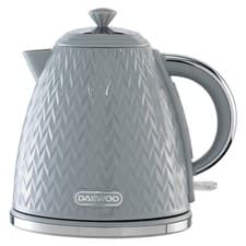 Image of Daewoo Argyle Retro Electric Jug Kettle 1.7L 3KW Fast Boil 360° Cordless Grey
