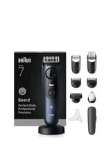 Image of Braun Beard Trimmer Series 7, +10 Barbering Tools, Blue BT7540
