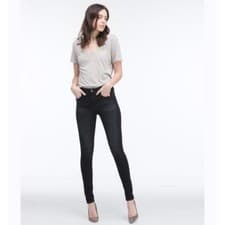 Image of A&G Adriano Goldschmied The Farrah High Rise Skinny Jeans Size 27W 30L 8UK Black
