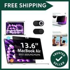 Image of Magnetic Privacy Screen for Macbook Air 13.6/13 Inch 2022-2025, M2, M3, M4, R...