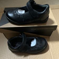 Image of Startrite Pump Black Leather Children’s Shoes. 7G, EU24. New Boxed. Free P&P