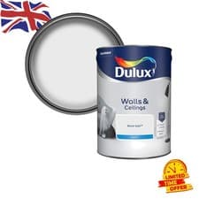 Image of Rock Salt Matt Emulsion Paint - 5L Water-Based, Washable for Elegant Interiors