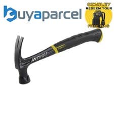 Image of STANLEY FMHT1-51276 FatMax AntiVibe All Steel Rip Claw Hammer 450g 16oz