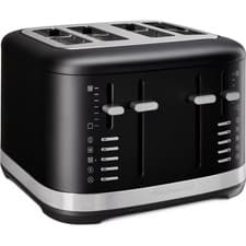 Image of KitchenAid 4 Slice Toaster - Matte Black 5KMT4109BBM