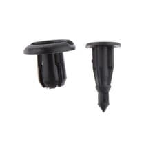 Image of 50Pcs 10mm Hole Nylon Push Type Rivet Retainer Fastener