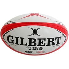 Image of Gilbert Rugby G-TR 4000 Training Ball - Red - Size 5
