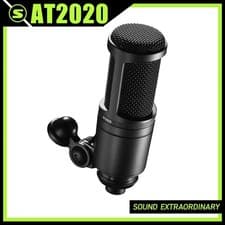 Image of Audio Technica AT-2020 Cardioid Condenser Microphone for Studio - AT2020 XLR