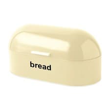 Image of AMERICAN & RETRO CURVED & RECTANGLE BREAD BIN KITCHEN FOOD LOAF STORAGE COLOURS