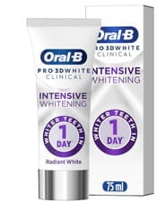 Image of Oral-B Pro-3D White Clinical Intensive Whitening Toothpaste Radiant White 75ml
