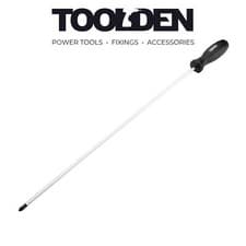 Image of Draper 13497 Phillips Hard Grip Screwdriver, PH2 x 450mm
