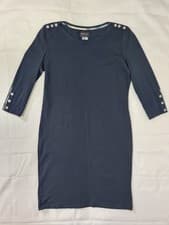 Image of Barbour Women Navy Blue Short Dress Size 8