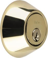 Image of Yale P-5211 Security Deadbolt, Brass Finish, Standard Security, Visi Packed