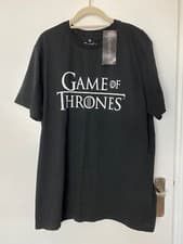 Image of Game of thrones cotton black XL T-shirt men’s