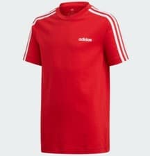 Image of Boys Adidas T shirt Junior Top Age UK 7 - 14 Years