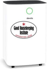 Image of Devola 12L/Day Low Energy Dehumidifier, Quiet & Energy Efficient (Costs Less tha