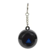 Image of World's Smallest Magic Mystic 8 Ball Keyring Charm Decision Ball Fortune Teller
